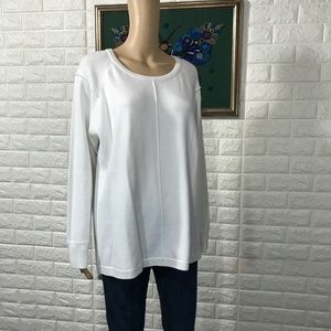 NWT French Connection Winter White Sweater 1X